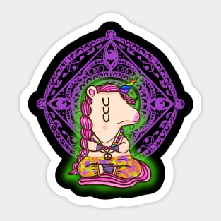 Psychedelic Unicorn Sticker